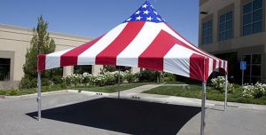 American Flag Frame Tents