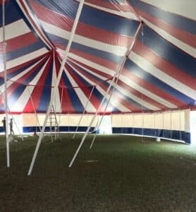 Quality Church Tents close-up